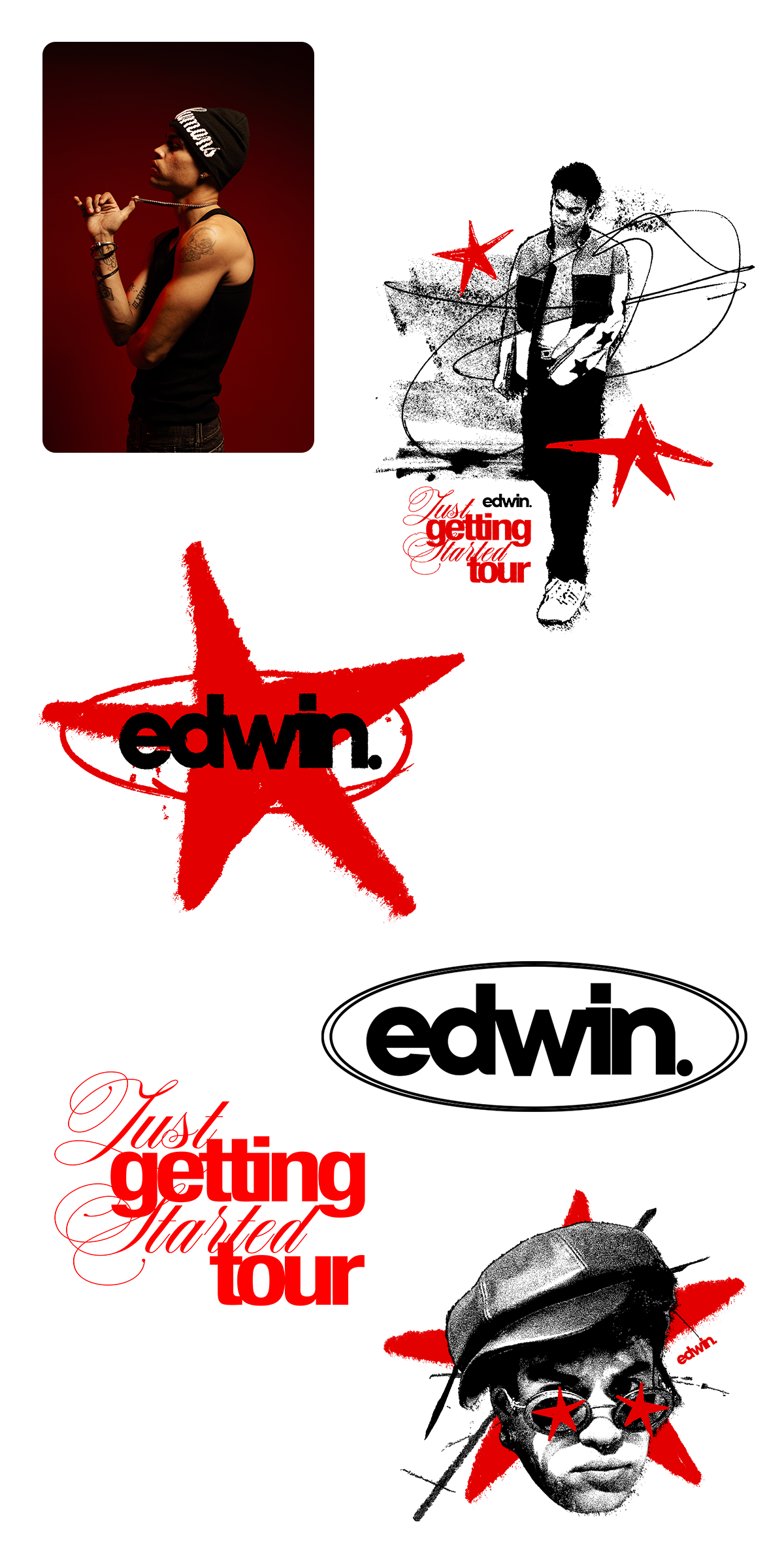 Sticker Sheet - Just Getting Started Tour