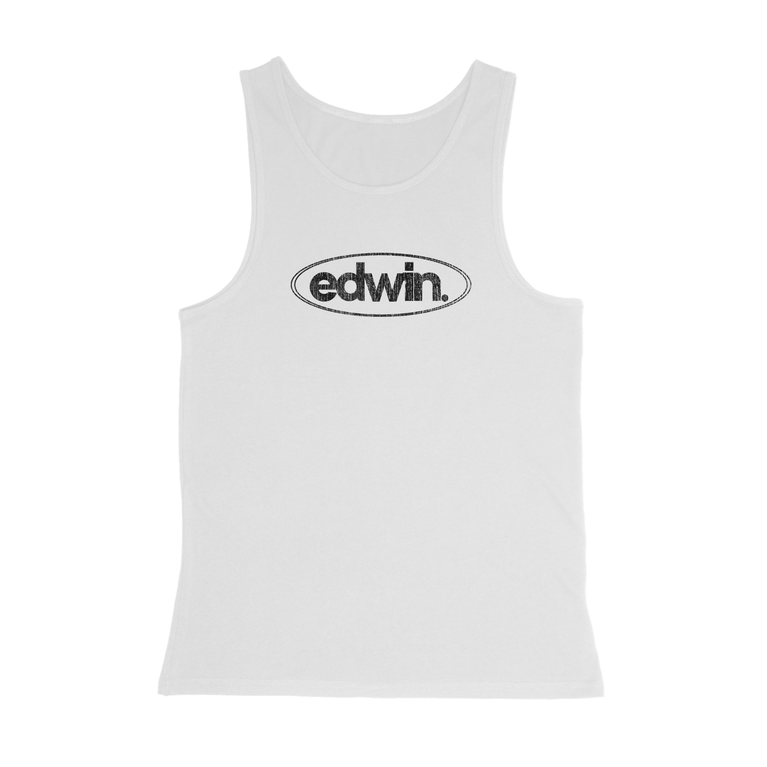 edwin White Tank Top